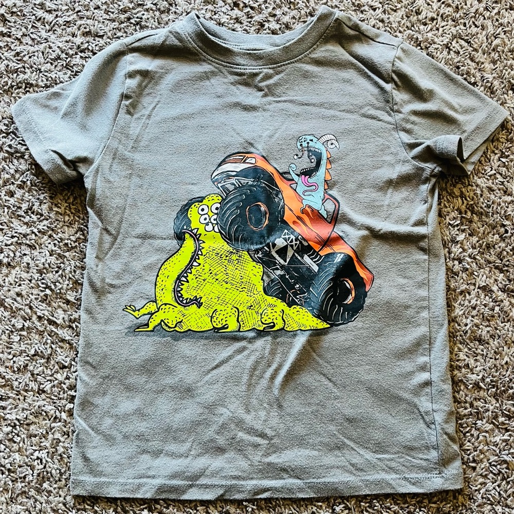 Cat & Jack Monster truck shirt